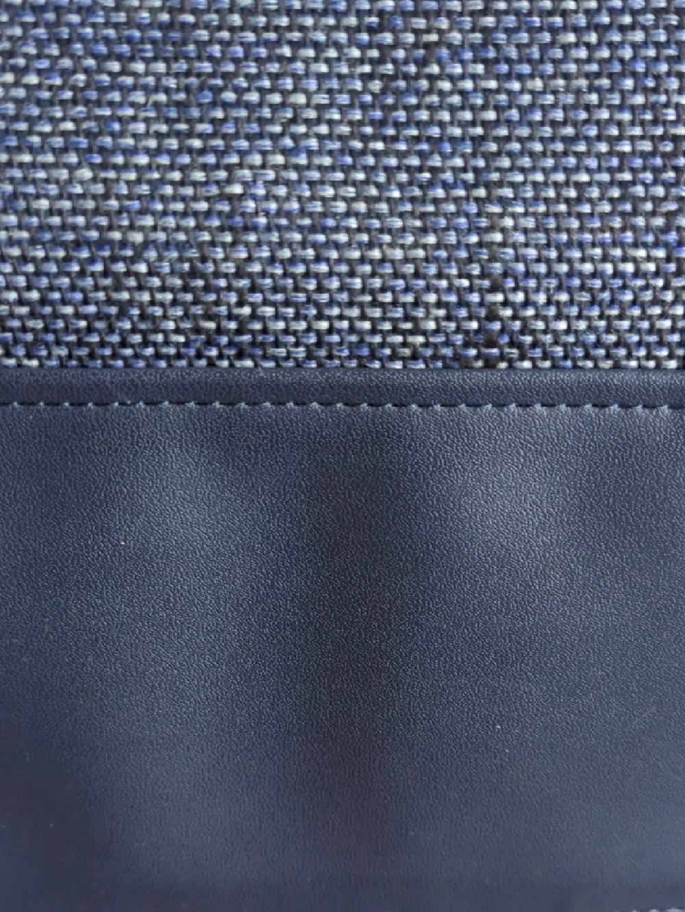 Fifth Avenue Navy Tweed Vintage Satchel - Classic Structured Carry On Bag